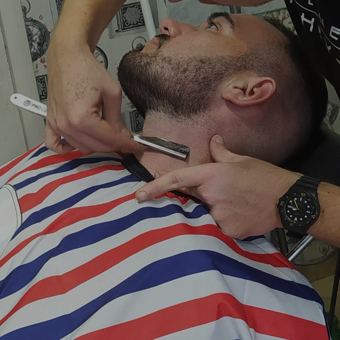 Professional beard trim and shaping